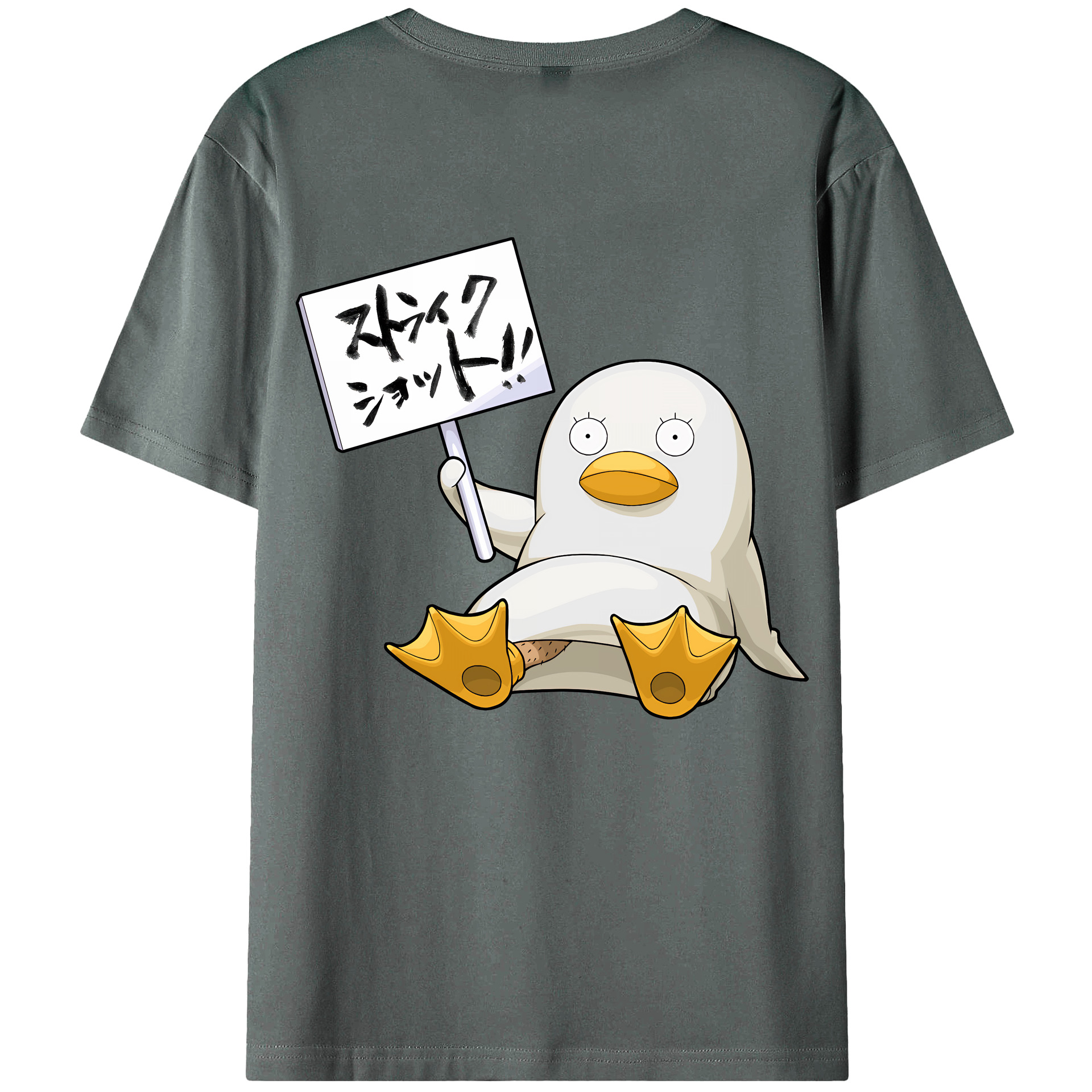 （画像用） ぎんたま 坂田銀時（さかたぎんとき） 神楽 志村新八（しむら しんぱち） GINTAMA Sakata Gintoki Kagura Shimura Shinpachi 綿100％ メンズ半袖Tシャツ（バックプリント） 通気性